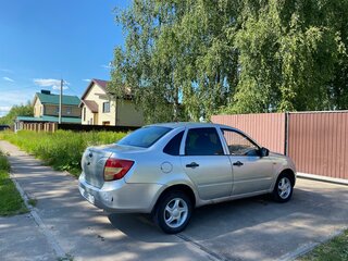 2013 Lada (ВАЗ) Granta I, серебристый, 220000 рублей, вид 3