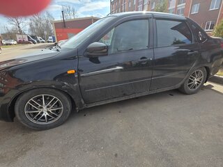 2014 Lada (ВАЗ) Granta I, чёрный, 520000 рублей, вид 4