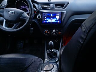 2013 Kia Rio III, пурпурный, 800000 рублей, вид 5