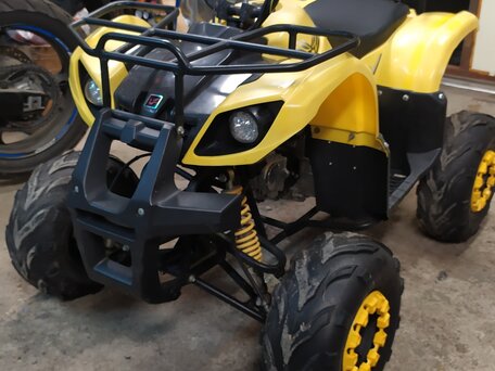 2016 Motoland ATV 110 Eagle, жёлтый, 48000 рублей, вид 4
