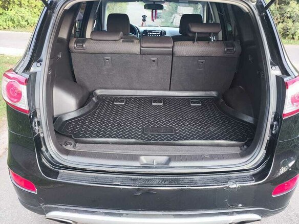 2011 Hyundai Santa Fe II Рестайлинг, чёрный, 1200000 рублей - вид 8