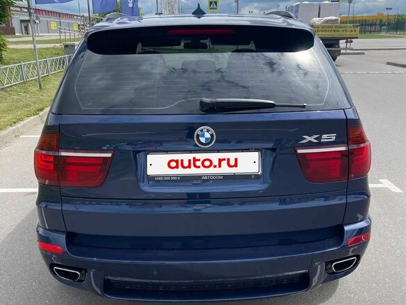 2013 BMW X5 40d II (E70) Рестайлинг, синий, 1850000 рублей - вид 7