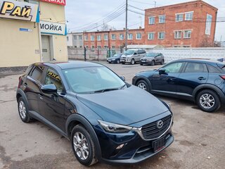 2021 Mazda CX-3 I Рестайлинг, синий, 1970000 рублей, вид 4