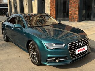 2016 Audi A7 I (4G) Рестайлинг, зелёный, 3000000 рублей, вид 2