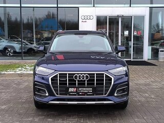 2021 Audi Q5 45 TFSI II (FY) Рестайлинг, синий, 4600000 рублей, вид 2