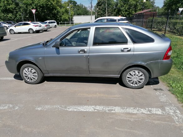 2008 Lada (ВАЗ) Priora I, серый, 170000 рублей - вид 7