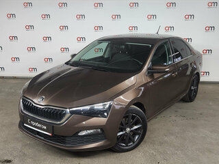 2020 Skoda Rapid II, коричневый, 1549000 рублей, вид 3