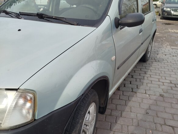 2007 Renault Logan I, зелёный, 320000 рублей - вид 1