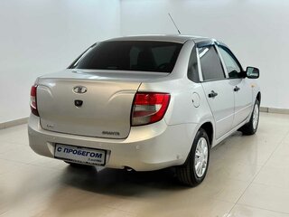 2014 Lada (ВАЗ) Granta I, серебристый, 330000 рублей, вид 4