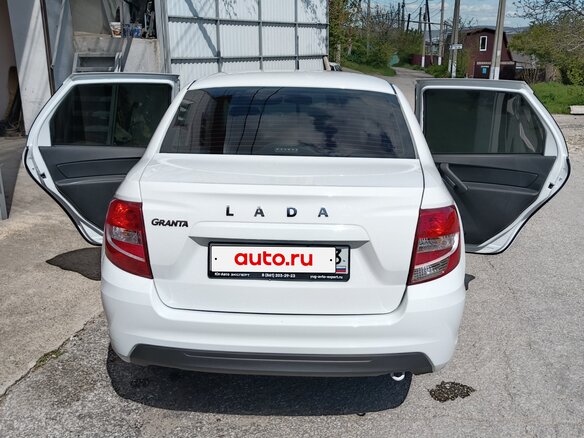 2025 Lada (ВАЗ) Granta I Рестайлинг, белый, 950000 рублей - вид 6