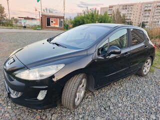 2008 Peugeot 308 I, чёрный, 450000 рублей, вид 1