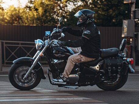 1997 Kawasaki EN400 Vulcan, чёрный, 270000 рублей, вид 1