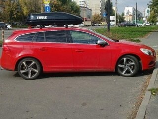 2012 Volvo V60 I, красный, 1150000 рублей, вид 2