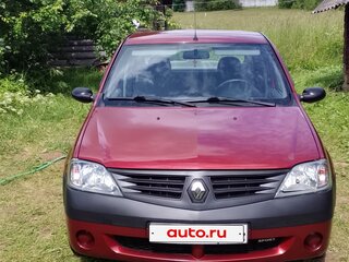 2009 Renault Logan I, красный, 390000 рублей, вид 1