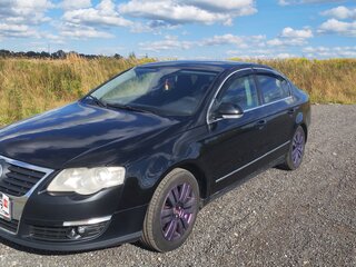 2006 Volkswagen Passat B6, чёрный, 500000 рублей, вид 2