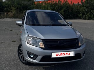 2012 Lada (ВАЗ) Granta I, серебристый, 230000 рублей, вид 2