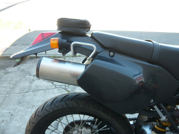 2003 Kawasaki D-tracker 250, чёрный, 250000 рублей - вид 5
