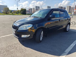 2010 Skoda Fabia II Рестайлинг, чёрный, 530000 рублей, вид 1