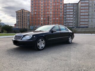 2004 Mercedes-Benz S-Класс 600 Long IV (W220) Рестайлинг, чёрный, 1200000 рублей, вид 5