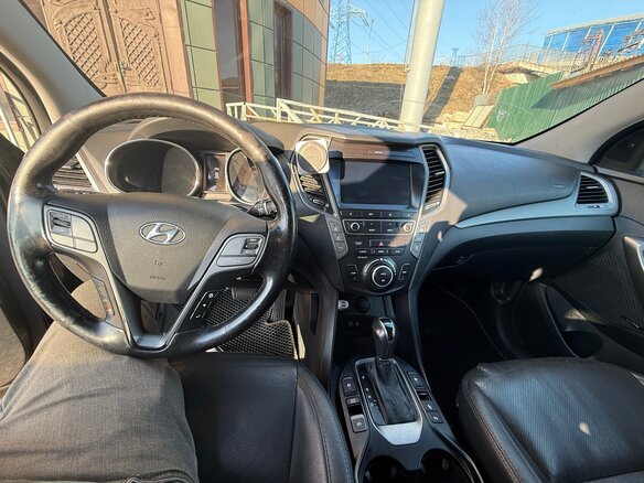 2016 Hyundai Santa Fe Grand III Рестайлинг, чёрный, 2200000 рублей - вид 7