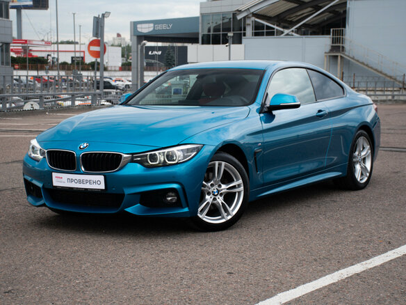 2018 BMW 4 серии 420d xDrive F32/F33/F36 Рестайлинг, синий