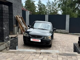 2008 Hyundai Accent ТагАЗ II, чёрный, 330000 рублей, вид 2