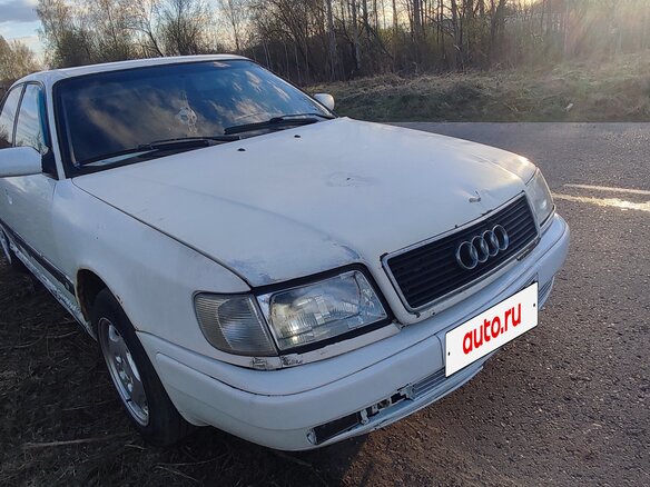 1991 Audi 100 IV (C4), белый, 160000 рублей - вид 9