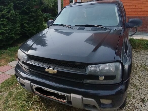 2007 Chevrolet TrailBlazer I Рестайлинг, чёрный, 800000 рублей