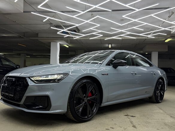 2024 Audi A7 L 45 TFSI II (4K), серый - вид 4