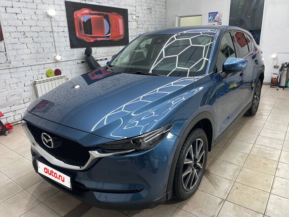 2017 Mazda CX-5 II, голубой, 2450000 рублей