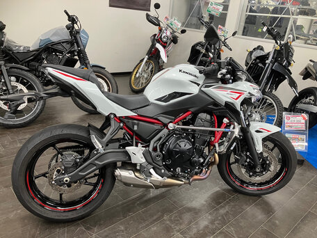 2022 Kawasaki Z 650, белый, 399333 рублей, вид 3