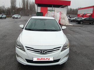 2014 Hyundai Solaris I Рестайлинг, белый, 630000 рублей, вид 1