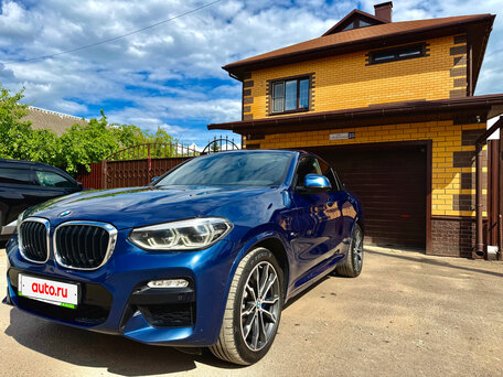 2020 BMW X4 30d II (G02), синий, 3900000 рублей, вид 4