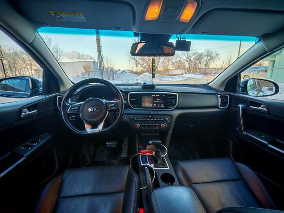 2020 Kia Sportage IV Рестайлинг, чёрный - вид 9