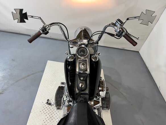 1998 Harley-Davidson Fat Boy, чёрный, 770000 рублей - вид 25