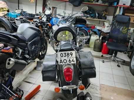 2006 Kawasaki VN2000 Vulcan, чёрный, 800000 рублей, вид 2