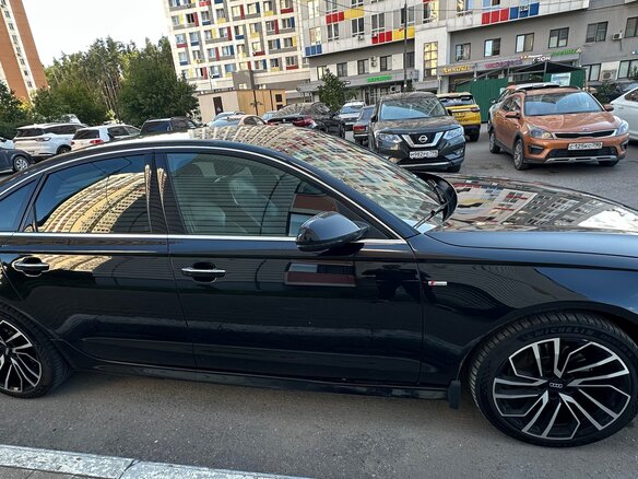 2016 Audi A6 IV (C7) Рестайлинг, чёрный, 1600000 рублей - вид 2
