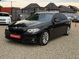 2016 BMW 5 серии 520i VI (F10/F11/F07) Рестайлинг, чёрный, 1850000 рублей, вид 2