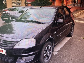 2010 Renault Logan I Рестайлинг, чёрный, 250000 рублей, вид 1