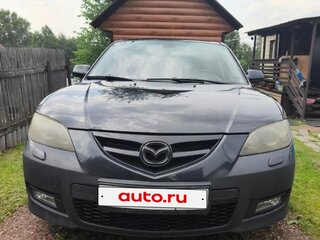 2008 Mazda 3 4-speed I (BK) Рестайлинг, чёрный, 630000 рублей, вид 1