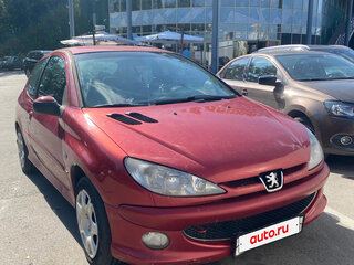 2003 Peugeot 206, красный, 270000 рублей, вид 1