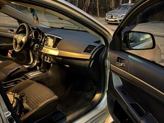 2012 Mitsubishi Lancer X Рестайлинг, серебристый, 849000 рублей, вид 5
