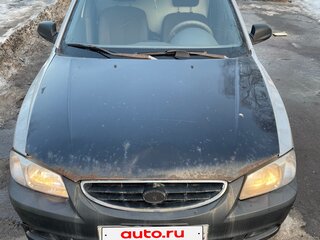 2003 Hyundai Accent ТагАЗ II, серебристый, 220000 рублей, вид 5