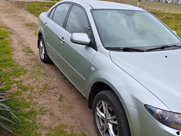 2007 Mazda 6 I (GG) Рестайлинг, серебристый, 730000 рублей - вид 6