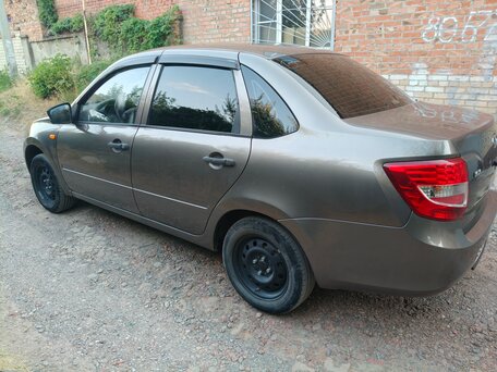 2015 Lada (ВАЗ) Granta I, коричневый, 340000 рублей, вид 4