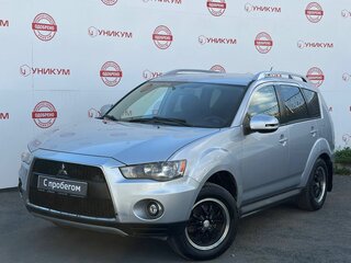 2010 Mitsubishi Outlander II Рестайлинг, серебристый, 999000 рублей, вид 1