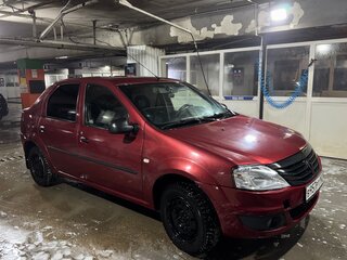 2010 Renault Logan I Рестайлинг, красный, 360000 рублей, вид 2