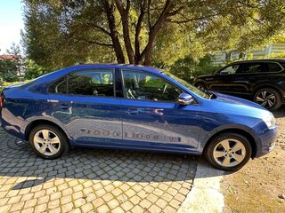 2018 Skoda Rapid I Рестайлинг, синий, 1600000 рублей, вид 4