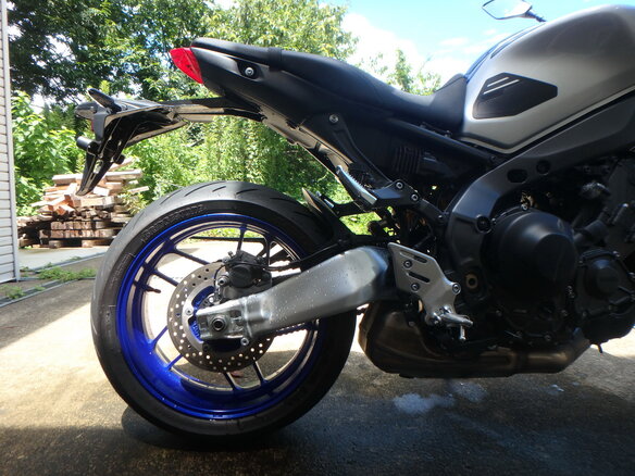 2021 Yamaha MT-09 (FZ-09), серый, 1150000 рублей - вид 13