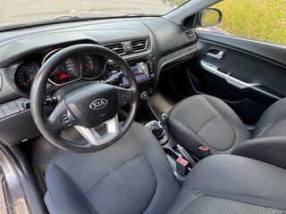 2014 Kia Rio III, серый, 615000 рублей, вид 5